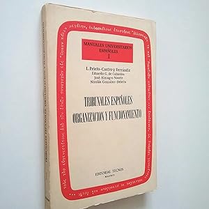 Imagen del vendedor de Tribunales espaoles. Organizacin y funcionamiento. Manuales Universitarios Espaoles I a la venta por MAUTALOS LIBRERA