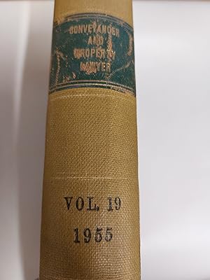 Immagine del venditore per The Conveyancer And Property Lawyer Volume 19 (New Series) venduto da Cambridge Rare Books