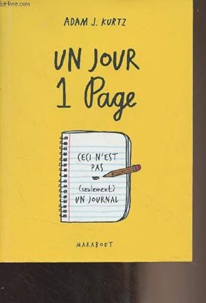 Bild des Verkufers fr Un jour 1 page zum Verkauf von Le-Livre