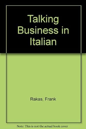 Immagine del venditore per Talking Business in Italian venduto da WeBuyBooks