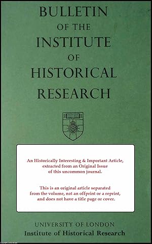 Seller image for An English Account of the Election of Urban VI, 1378. An original article from the Bulletin of the Institute of Historical Research, 1953. for sale by Cosmo Books