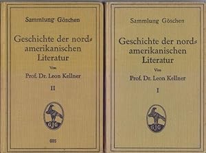 Seller image for Geschichte der nordamerikanischen Literatur : I + II. Sammlung Gschen. for sale by Homburger & Hepp