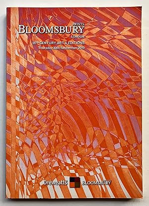 Bloomsbury Auctions: 20th Century Art & Editions. London, 30 September 2010 [sale 35738]