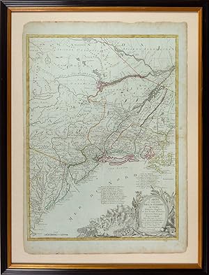 Carte du Théatre de la Guerre actuel entre les Anglais et les Treize Colonies Unies de l'Amerique...