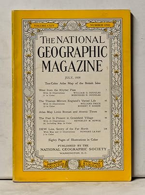 Seller image for The National Geographic Magazine, Volume 114, Number 1 (July 1958) for sale by Cat's Cradle Books