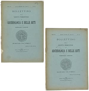 BOLLETTINO DELLA SOCIETA' PIEMONTESE DI ARCHEOLOGIA E BELLE ARTI. Annata completa 1931.N.1-2, 3-4.: