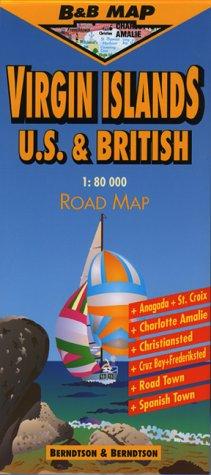 Bild des Verkufers fr Virgin Islands Map (B&B Road Maps) zum Verkauf von WeBuyBooks