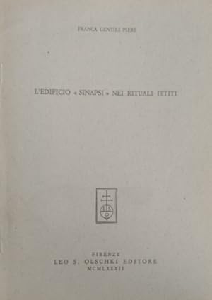 Immagine del venditore per L'edificio sinapsi nei rituali ittiti. venduto da FIRENZELIBRI SRL