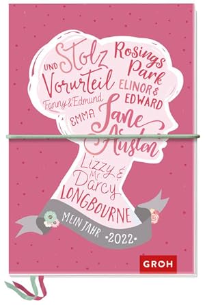 Jane Austen Kreativbuchkalender 2022: Kreativbuchkalender mit Stickerbogen