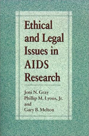 Immagine del venditore per Ethical and Legal Issues in AIDS Research venduto da WeBuyBooks