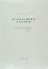 Bild des Verkufers fr Poesa completa (1930-1993). Tomo II. zum Verkauf von AG Library