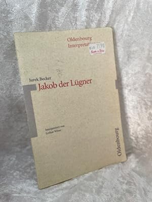 Immagine del venditore per Oldenbourg Interpretationen, Bd.88, Jakob der Lgner von / Oldenbourg-Interpretationen ; Bd. 88 venduto da Antiquariat Jochen Mohr -Books and Mohr-