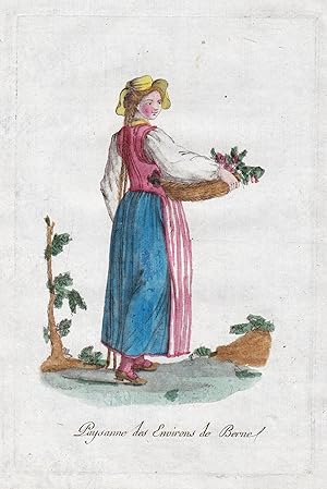 "Paysanne des Environs de Berne" - Bern Bäuerin Schweiz Suisse Switzerland costume Tracht