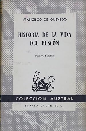 Imagen del vendedor de Historia de la vida del buscn a la venta por Librera Alonso Quijano