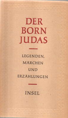 Seller image for Born Judas. Altjdische Legenden Mrchen und Erzhlungen. for sale by Leonardu