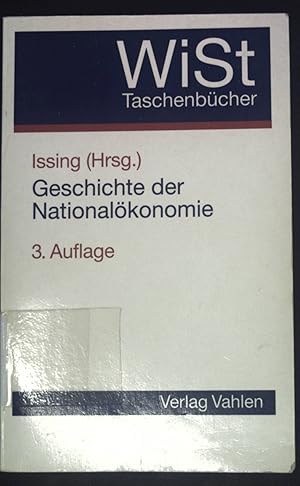 Bild des Verkufers fr Geschichte der Nationalkonomie. WiSt-Taschenbcher zum Verkauf von books4less (Versandantiquariat Petra Gros GmbH & Co. KG)