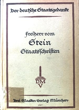 Seller image for Staatsschriften und politische Briefe. Der deutsche Staatsgedanke : Reihe 1 ; 9; for sale by books4less (Versandantiquariat Petra Gros GmbH & Co. KG)