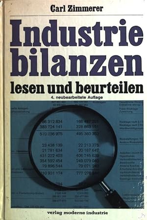 Bild des Verkufers fr Industriebilanzen lesen und beurteilen. zum Verkauf von books4less (Versandantiquariat Petra Gros GmbH & Co. KG)