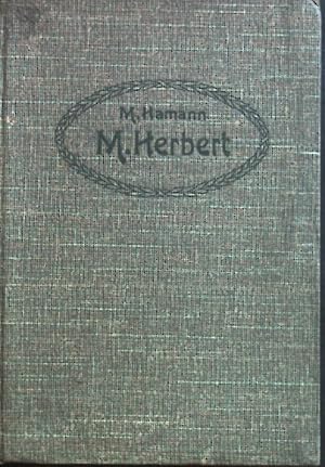 Seller image for M. Herbert: eine Dichterstudie. for sale by books4less (Versandantiquariat Petra Gros GmbH & Co. KG)