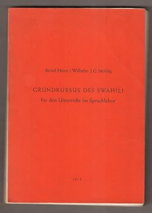 Seller image for Grundkursus des Swahili fr den Unterricht im Sprachlabor. for sale by Antiquariat Neue Kritik