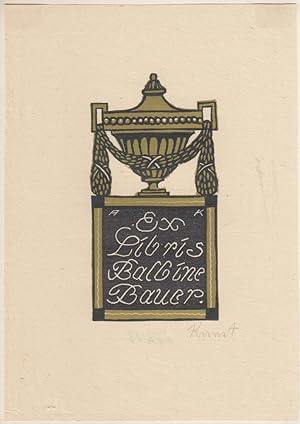 Exlibris für Balbine Bauer.