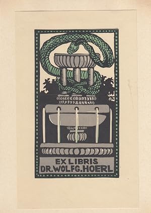 Exlibris für Dr. Wolfg. Hoerl.