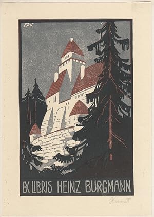 Exlibris für Heinz Burgmann.