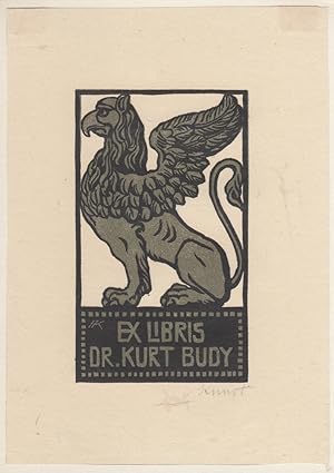 Exlibris für Dr. Kurt Budy.