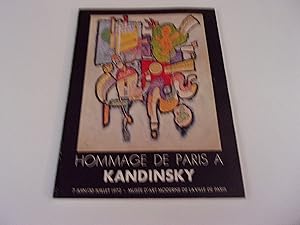 Imagen del vendedor de HOMMAGE DE PARIS A KANDINSKY a la venta por occasion de lire