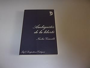 Bild des Verkufers fr AMBIGUITES DE LA LIBERTE zum Verkauf von occasion de lire