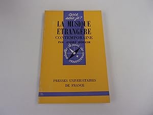 Seller image for LA MUSIQUE ETRANGERE CONTEMPORAINE for sale by occasion de lire