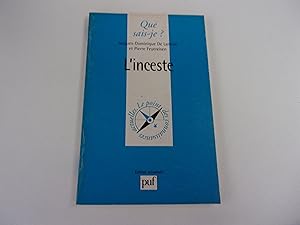 Seller image for L'INCESTE for sale by occasion de lire