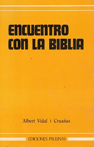 Imagen del vendedor de Encuentro con la Biblia a la venta por Librera Cajn Desastre