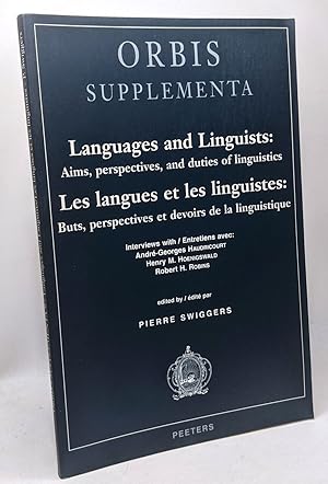 Languages and Linguists: Aims Perspectives and Duties of Linguistic / Les langues et les linguist...