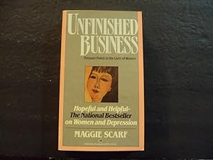Imagen del vendedor de Unfinished Business pb Maggie Scarf 8/81 1st Ballantine Print a la venta por Joseph M Zunno