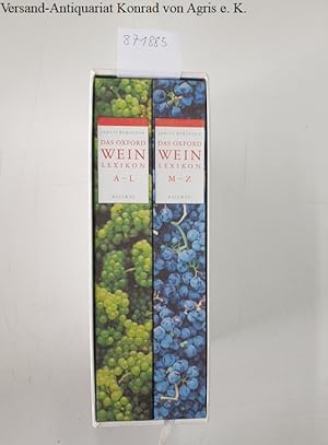 Bild des Verkufers fr Das Oxford Weinlexikon -2 Bcher im Orignalschuber, 2 Bnde. zum Verkauf von Versand-Antiquariat Konrad von Agris e.K.