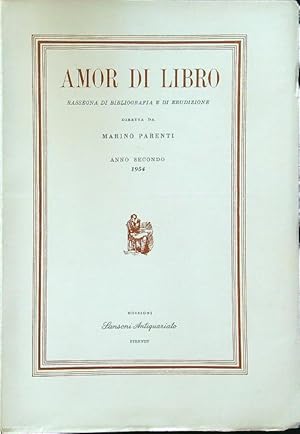 Amor di libro. Anno secondo 1954