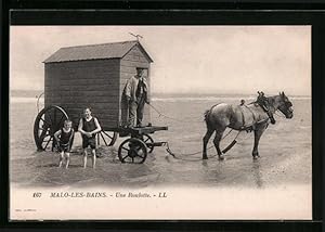 Image du vendeur pour Carte postale Malo-les-Bains, Une Roulotte mis en vente par Bartko-Reher