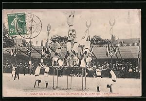 Ansichtskarte Angers, XXXVe Fête Fédérale de Gymnastique 1909