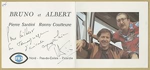 Seller image for Pierre Santini - Photo-carte ddicace - 80s for sale by PhP Autographs