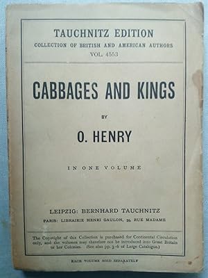 Seller image for Cabbages and Kings for sale by Versandantiquariat Jena