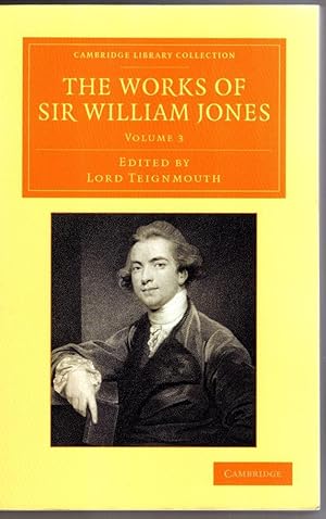 Seller image for The Works of Sir William Jones Volume 3 for sale by High Street Books