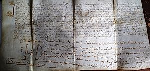 Sasine in favour of Elizabetha and Euphemia Lumsden - 5th March 1649 - Original Scottish Legal Do...