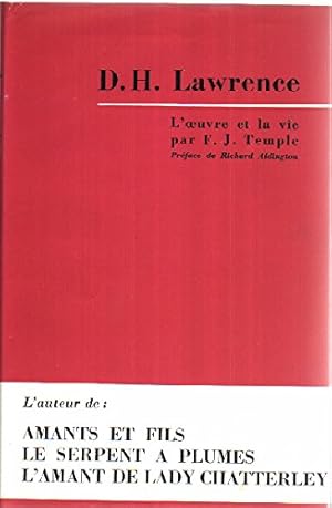 Imagen del vendedor de D. H. Lawrence l'oeuvre et la vie a la venta por Ammareal