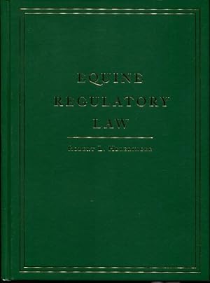 Seller image for Equine Regulatory Law for sale by Turgid Tomes