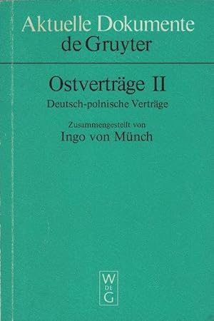 Seller image for Ostvertrge; Teil: 2., Deutsch-polnische Vertrge for sale by Schrmann und Kiewning GbR