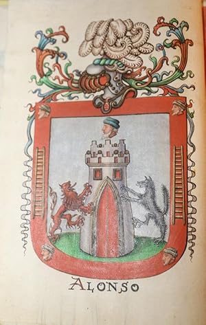 [Genealogical and Heraldic Manuscript] Timbre Escudo de Armas y Nobleza delos Apellidos de D. Fra...