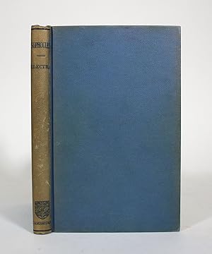 The Electra of Sophocles, With a Commentary Abridged from the Larger Edition of Sir Richard C. Jebb