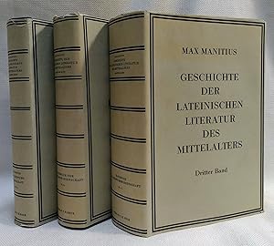 Geschichte der Lateinischen Literatur des Mittelalters [Complete in Three Volumes]