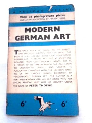 Seller image for Modern German Art for sale by World of Rare Books